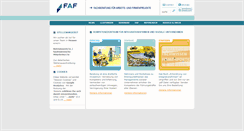 Desktop Screenshot of faf-gmbh.de